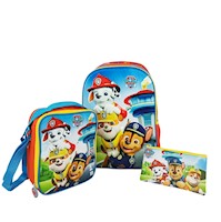 Set Mochila 2 bolsillos Oficio Scool Ranger - PAW PATROL NIÑO